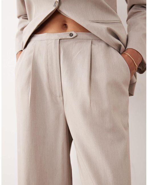 Pantalon ample d'ensemble Y.A.S en coloris Natural