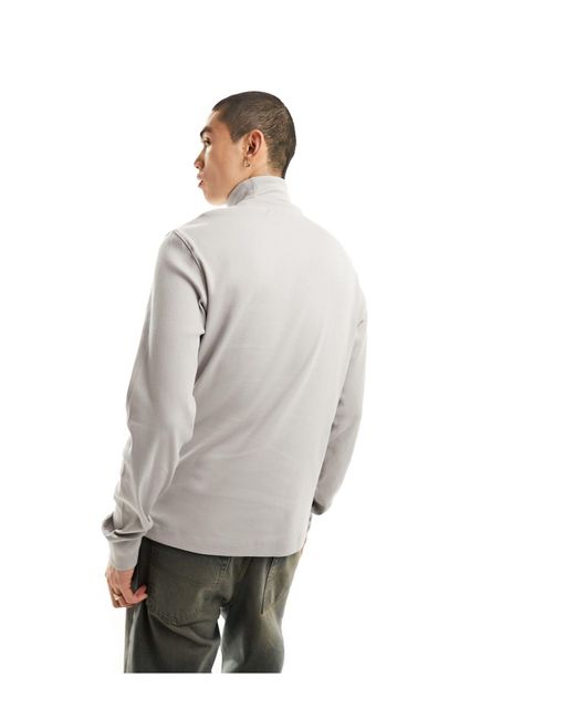 Sudadera gris Calvin Klein de hombre de color White