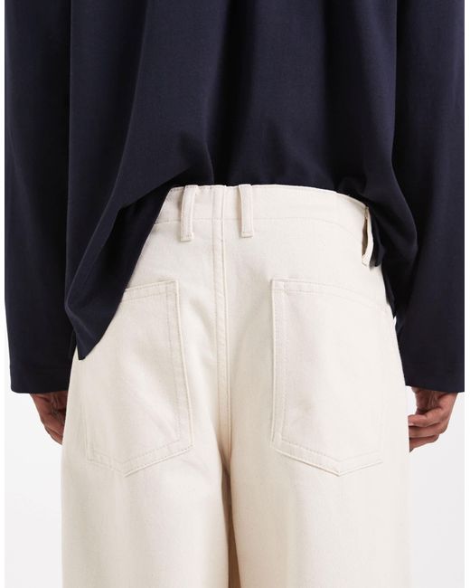 ASOS White Circular Design Collection Co-ord Heavyweight Super baggy Jeans for men