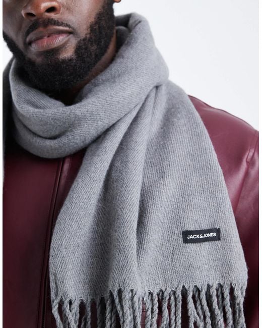 Écharpe à franges Jack & Jones pour homme en coloris Purple