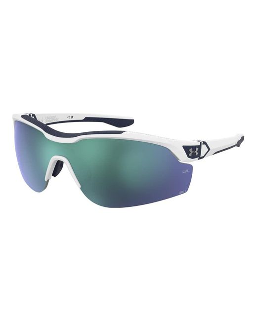 Under Armour Sunglasses Blue Under Armour Yard Pro Rectangular Sunglasses With Lenses for men