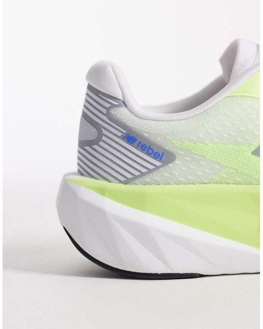 New Balance Green Fuelcell Rebel V5 Womens Running Trainers