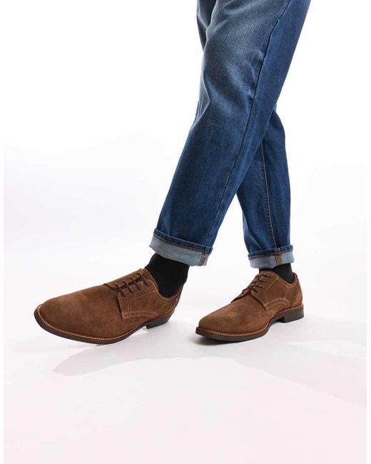 Base London Blue Eton Lace Up Shoe for men