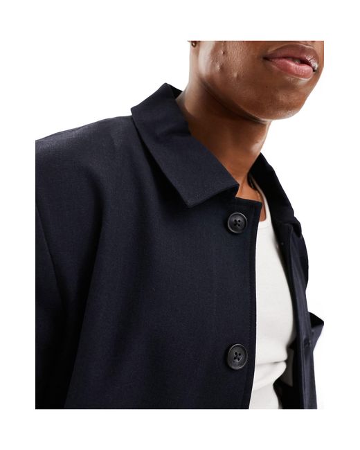 SELECTED Blue Hybrid Suit Jacket for men