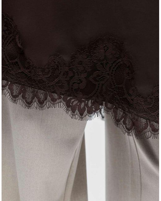 Object Brown Slip Dress