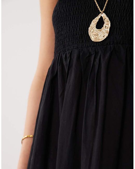 Jdy Black Sleeveless Smock Midi Dress