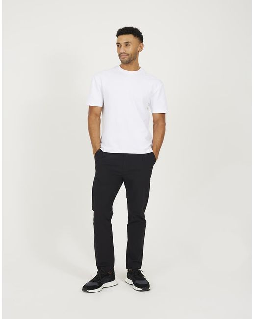 Brave Soul Black Elasticated Waist Chino Style Trousers for men
