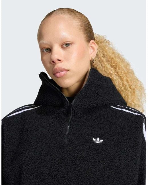 Adidas Originals Blue Adiluna Season 2 X Jennie Fleece Hoodie Jacket