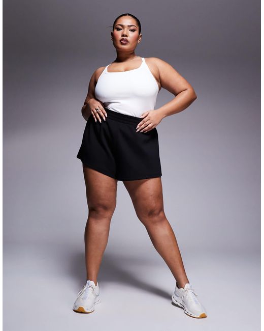 4505 Black Curve Icon Performance Sweat Shorts