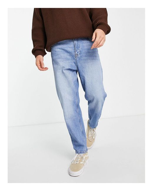 Bershka Denim Loose Fit baggy Jeans in Blue for Men - Save 37% | Lyst UK