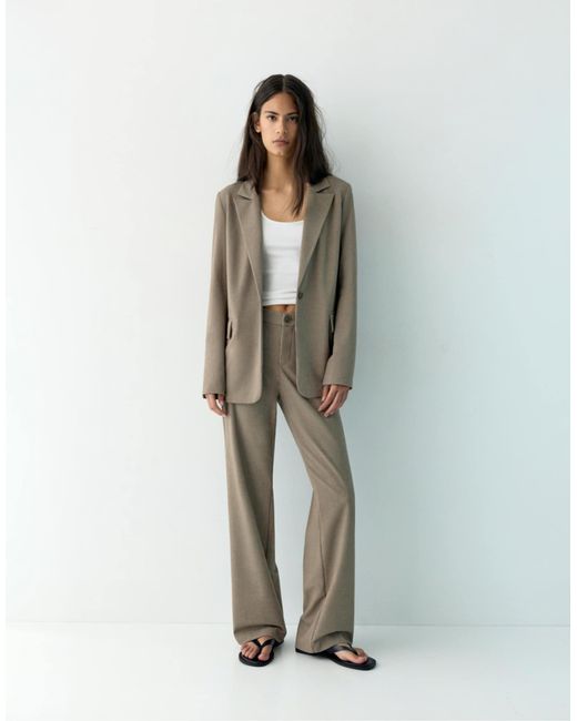 Pull&Bear Natural – basic-blazer