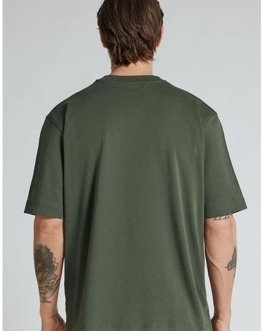 Intimissimi Green Oversized 100% Cotton T-Shirt for men