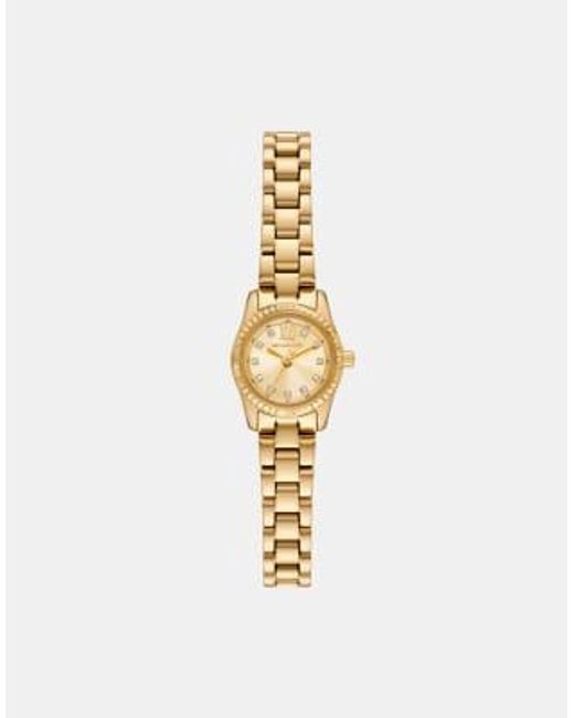 Michael Kors Metallic – lexington – damenuhr aus em edelstahl mit drei zeigern