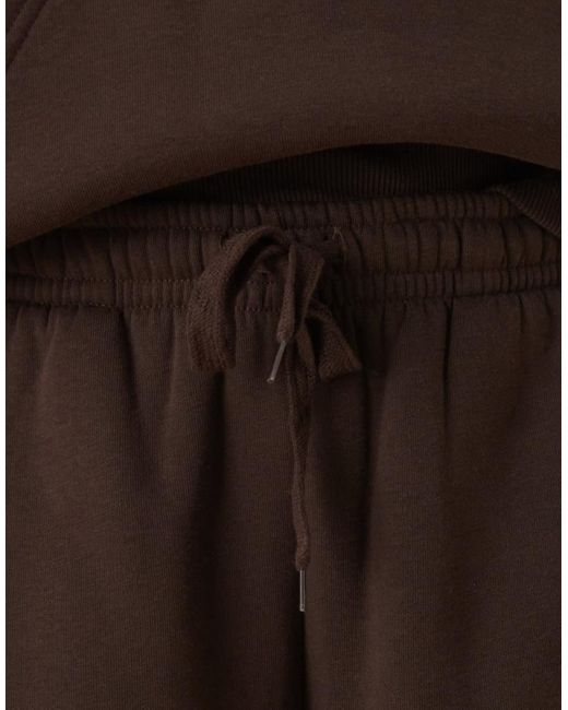 Joggers Sueltos De Pernera Recta De (Parte De Un Conjunto) Gina Tricot de color Natural