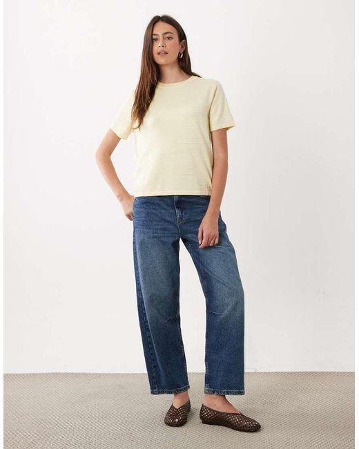 Mango Natural Knit T-shirt