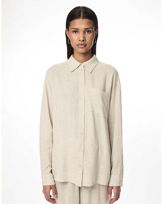 Pieces Natural – hemd