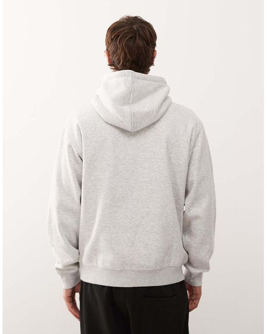 Sudadera De Corte Clásico Con Capucha De Weekday de hombre de color Gray