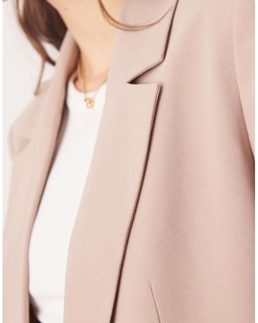 ASOS Natural Tailored Relaxed Blazer