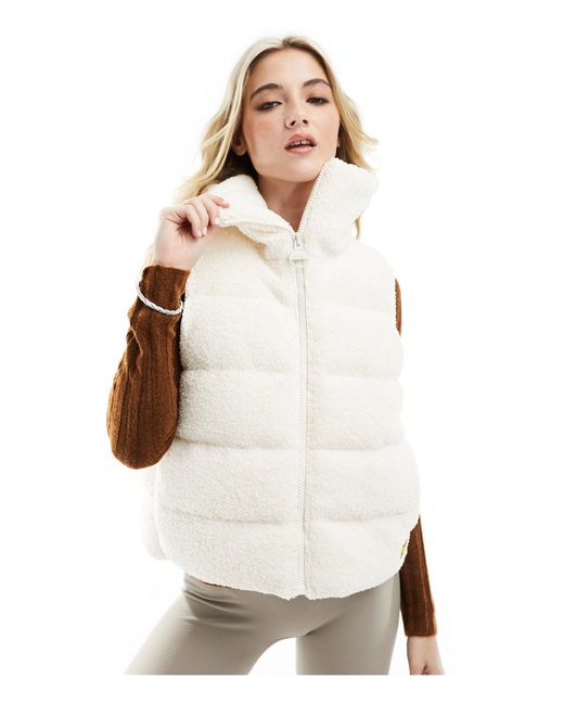 Maguire doudoune sans manches zippee Barbour en coloris Blanc Lyst