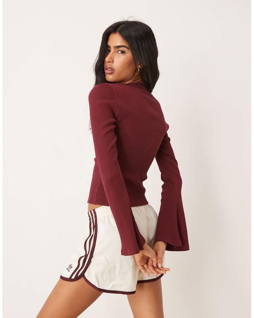 ASOS Red – geripptes oberteil