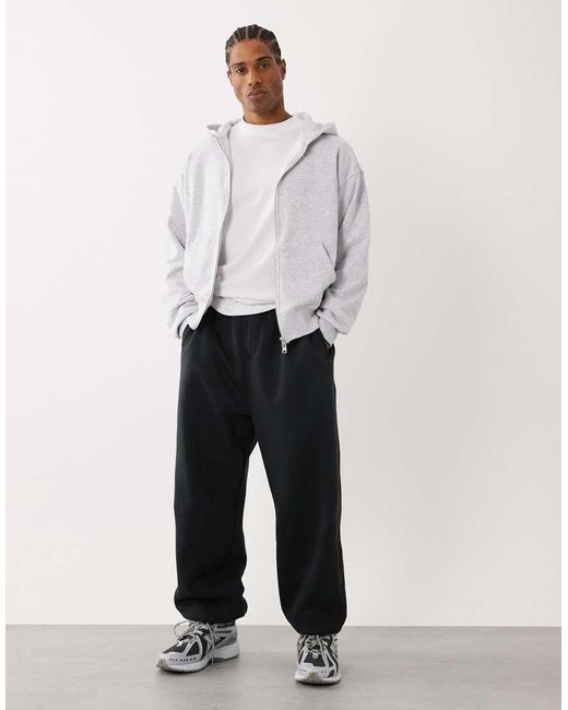 Cotton On Gray Zip Up Hoodie for men