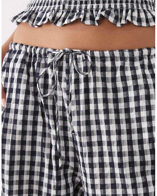 ASOS White Tie Waist Co-ord Trouser
