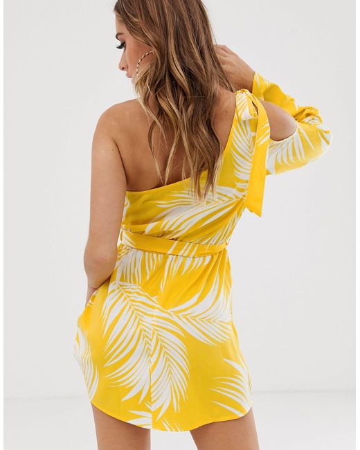 one shoulder beach cover up