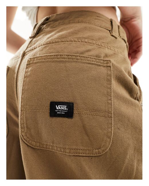 Curbside - pantaloni marroni di Vans in Natural