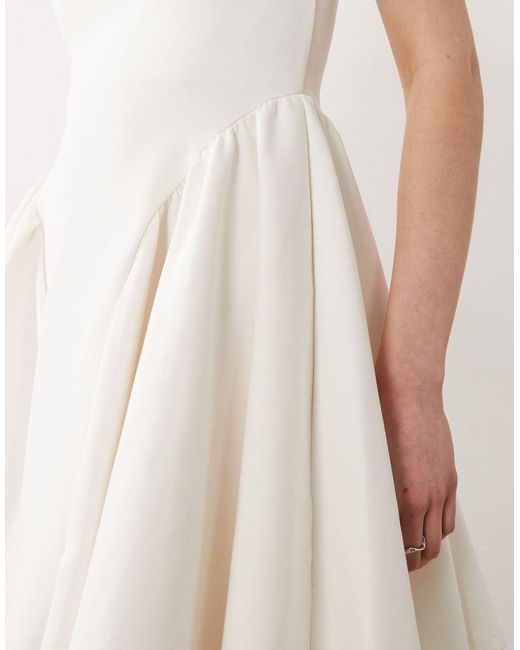 New Look Natural Halterneck Mini Dress