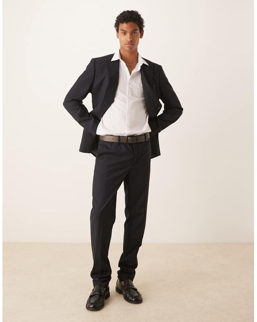 Pantalones De Traje De Corte Slim De (Parte De Un Conjunto) Mango de hombre de color Natural