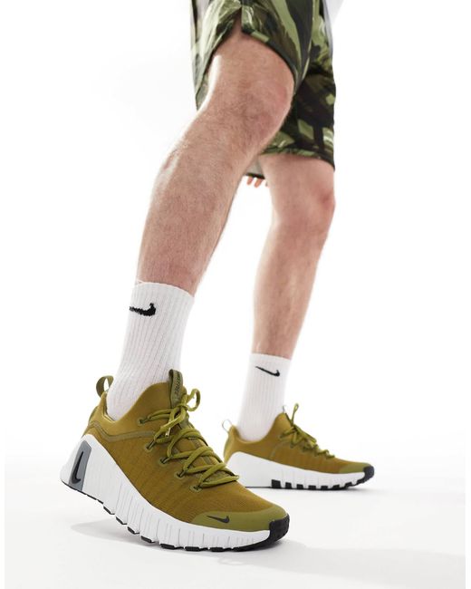 Nike White Free Metcon 6 Trainers for men