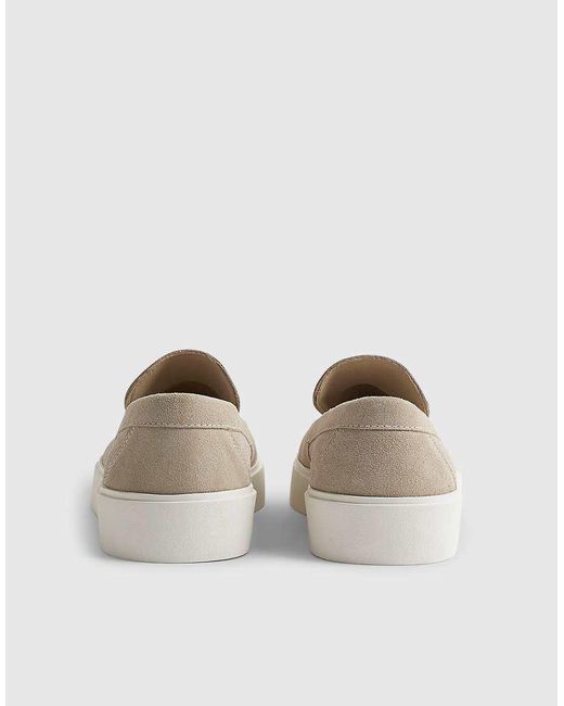River Island Natural Suede Loafers for men