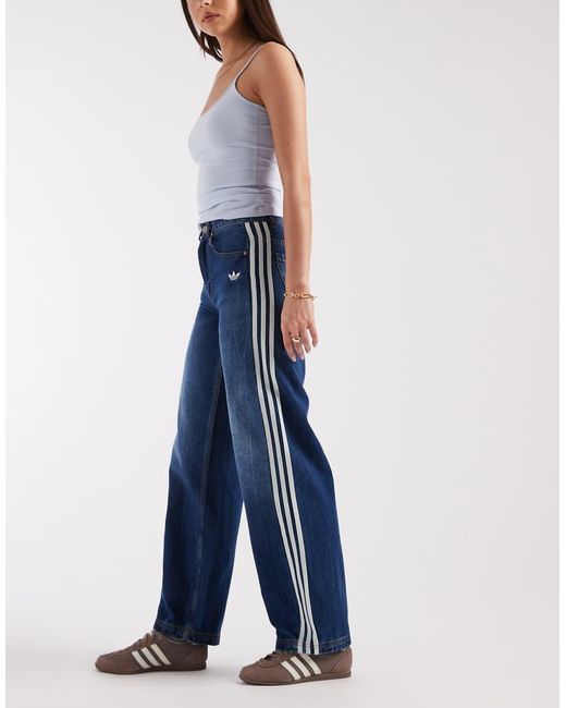 Adidas Originals Blue Dad Jeans