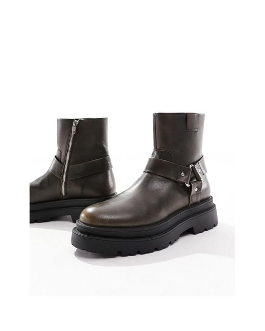 ASOS Black Chelsea Western Boots for men