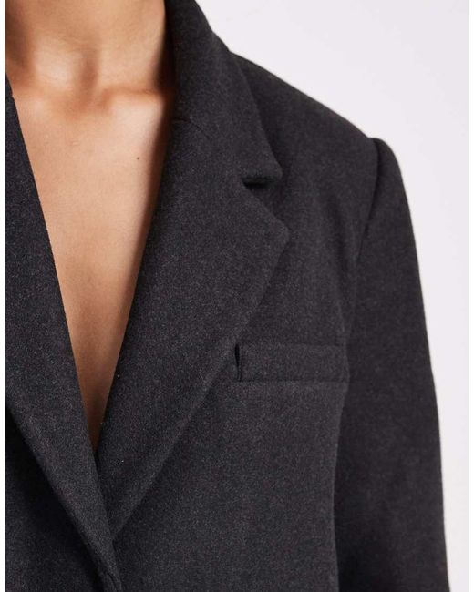 ONLY Black Brushed Tailored Blazer