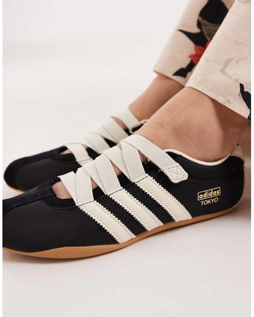 Adidas Originals Black Tokyo Mary Jane Sneakers