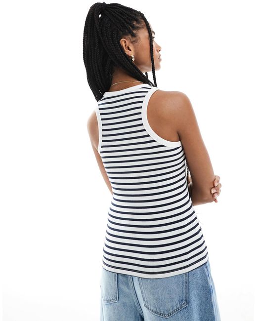 New Look Blue – gestreiftes trägertop