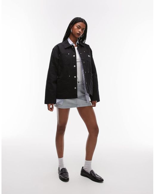Tommy Hilfiger Black Chore Jacket
