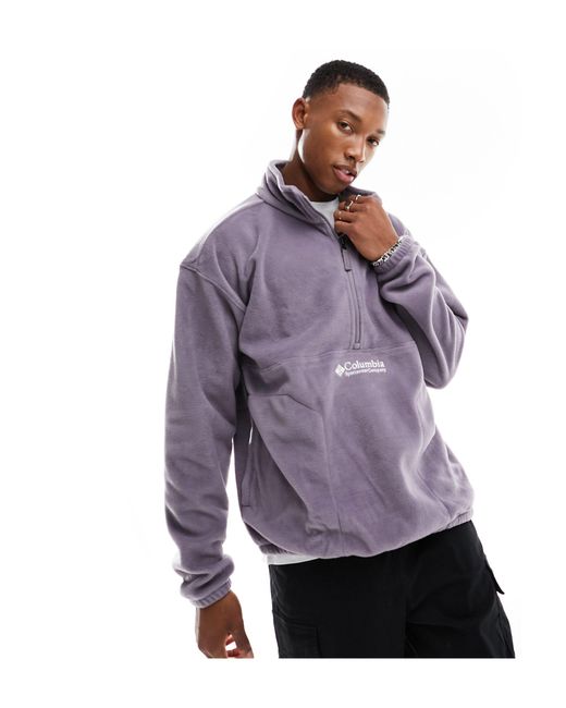 Columbia – bent bough – fleece-sweatshirt in Purple für Herren