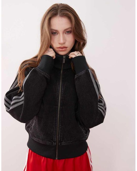 Adidas Originals Black Adicolor 90's Denim Track Top