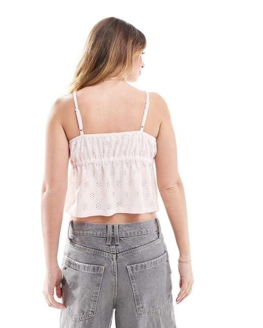 Cotton On Pink Cotton On Tie Front Cami Top