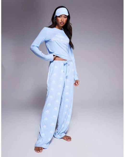 Juicy Couture Blue Pillow Princess Pyjama Set