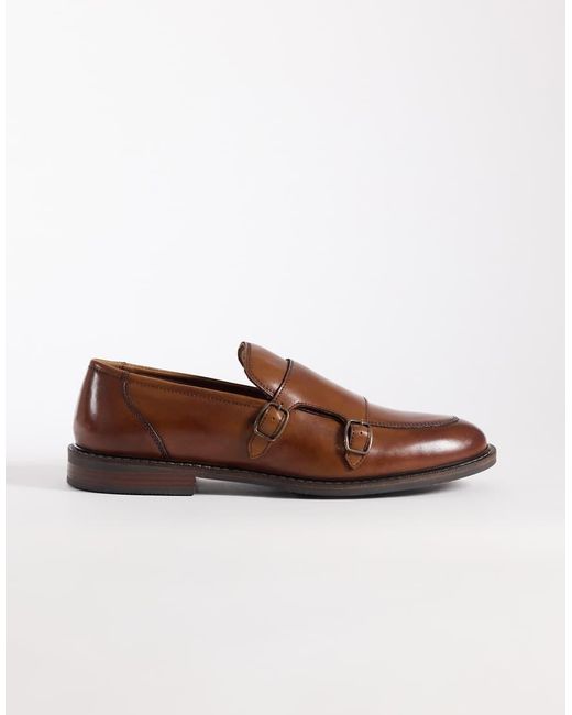 ASOS Brown Monk Shoes for men