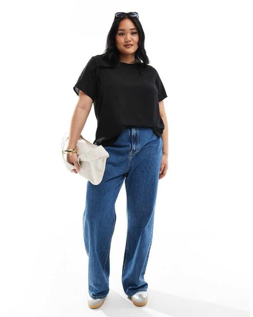 ONLY Black Short Sleeve Blouse
