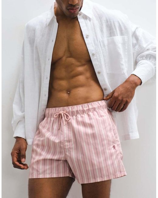 ASOS Pink Swim Shorts for men