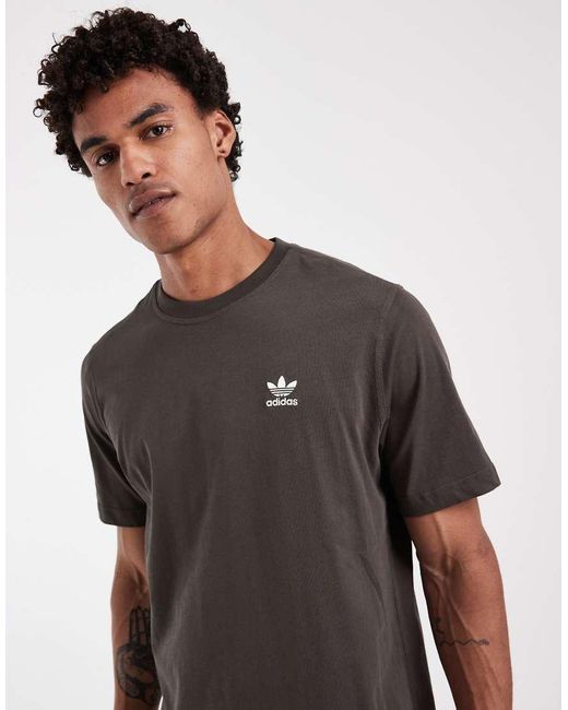 Adidas Originals Gray Essentials Relaxed Fit T-shirt
