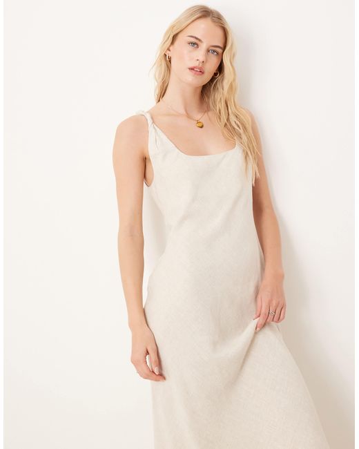ASOS Natural Asos design tall – maxikleid