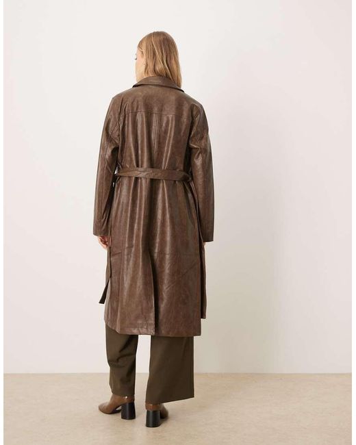 Vila Natural Long Coated Formal Coat