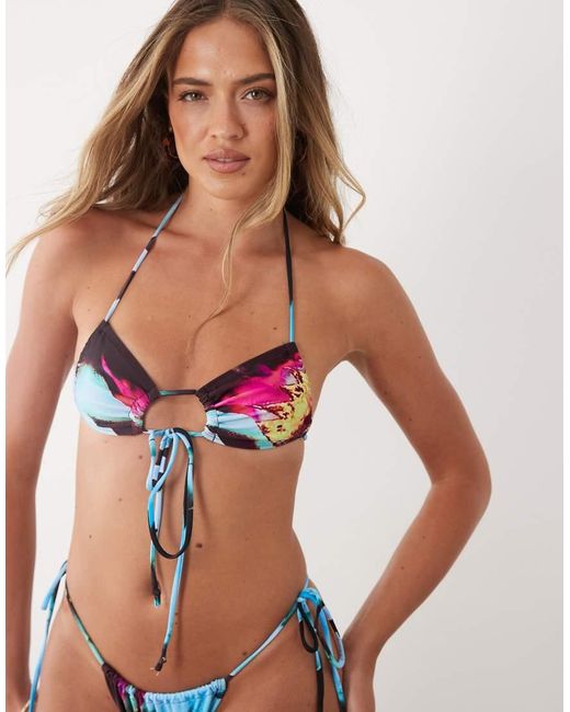 Motel Brown Ricoa Bikini Top