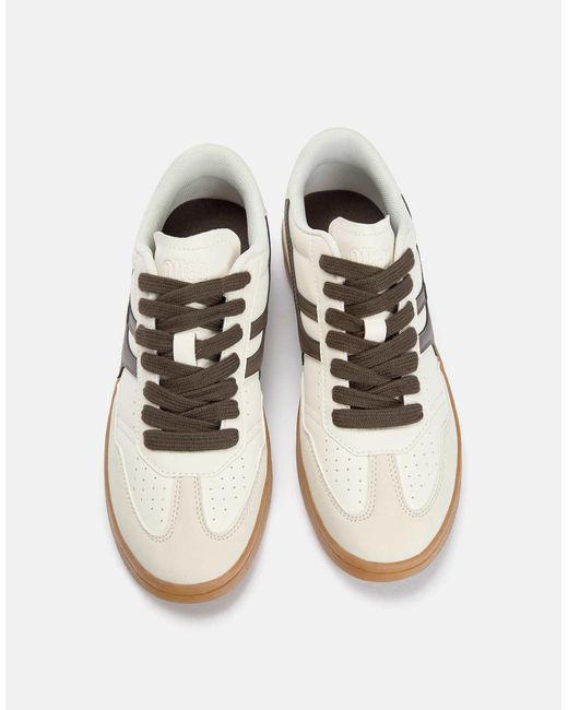 Baskets - écru Pull&Bear en coloris White